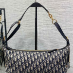Christian Dior Medium D-Journey Bag M2417 Dark Blue